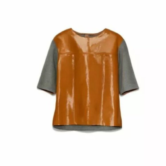 NWOT – Patent Crewneck Tee by Marni for H&M - Picture 2 of 8